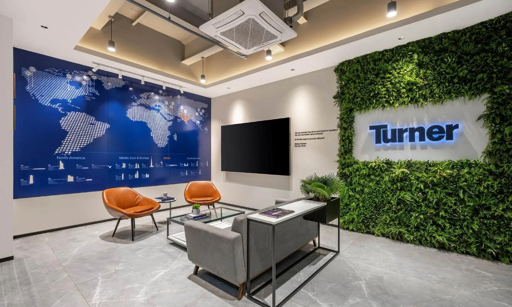 Turner Construction workplace design-build project